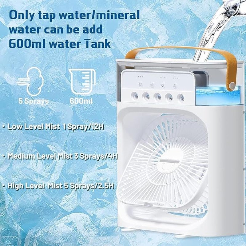 Portable Air Conditioner AC Cooler With Power Bank free