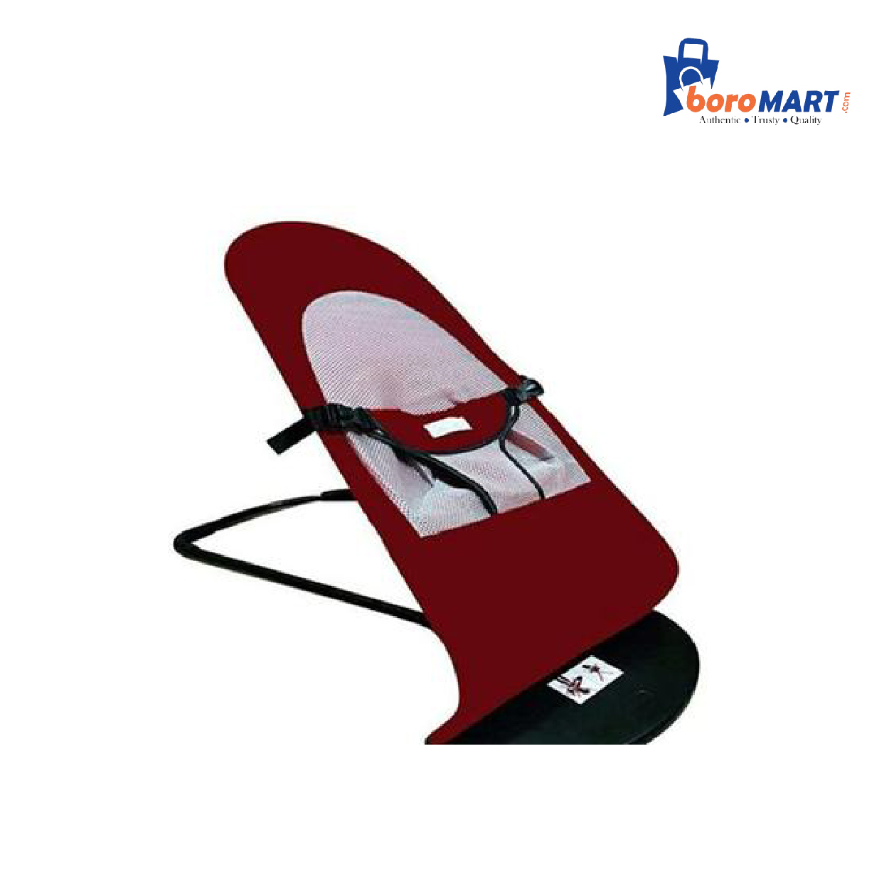Baby Bouncer Chair Folding Soft Seat Safety Automatic Rocking Feel Merriment and Fun